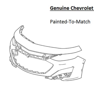 Painted 2019-2026 Chevrolet Malibu Front Bumper Cover | Genuine OEM