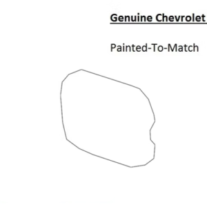 Painted 2019-2026 Chevrolet Silverado 1500 Fuel Door | Genuine OEM