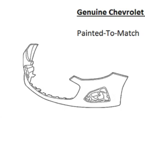 Painted 2019 Chevrolet Cruze Front Bumper Cover | Genuine OEM