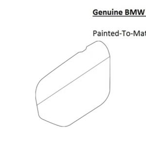 Painted 2020-2021 BMW X3 Charge Port Door | Genuine OEM
