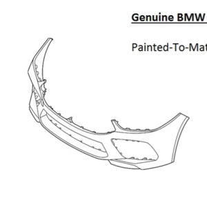 Painted 2020-2024 BMW M8 M8 Gran Coupe Front Bumper | Genuine OEM