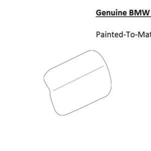 Painted 2020-2025 BMW X6 Fuel Door | Genuine OEM