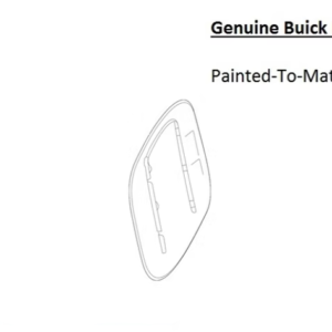 Painted 2020-2025 Buick Encore GX Fuel Door | Genuine OEM