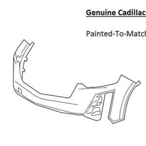 Painted 2020-2025 Cadillac XT6 Front Bumper | Genuine OEM