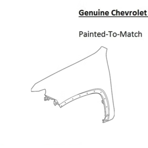 Painted 2020-2026 Chevrolet Silverado 2500 3500 Front Fender | Genuine OEM