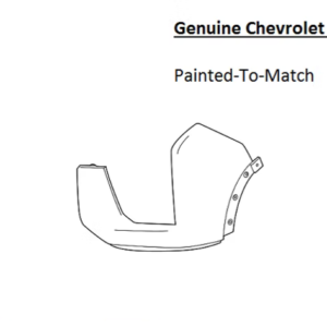 Painted 2020-2026 Chevrolet Silverado 2500 3500 Front Filler Panel | Genuine OEM