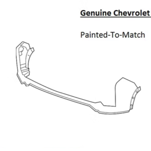Painted 2020-2026 Chevrolet Silverado 2500 3500 Upper Front Bumper | Genuine OEM