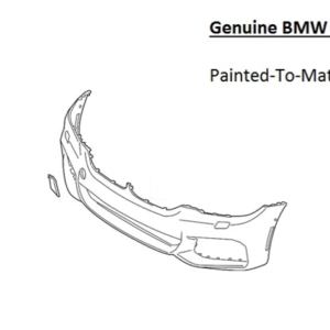 Painted 2021-2023 BMW M5 Front Bumper | Genuine OEM