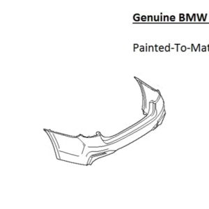 Painted 2021-2023 BMW M5 Rear Bumper | Genuine OEM