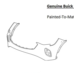 Painted 2021-2023 Buick Envision Front Bumper | Genuine OEM