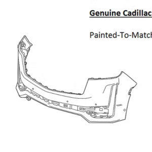 Painted 2021-2023 Cadillac Escalade Front Bumper Cover | Genuine OEM