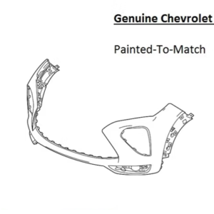 Painted 2021-2023 Chevrolet Trailblazer RS Front Bumper | Genuine OEM