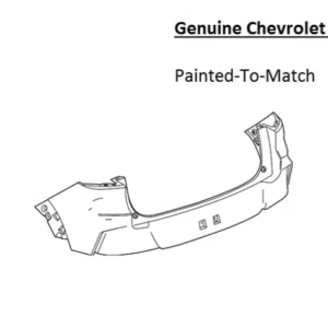 Painted 2021-2023 Chevrolet Trailblazer RS Rear Bumper | Genuine OEM