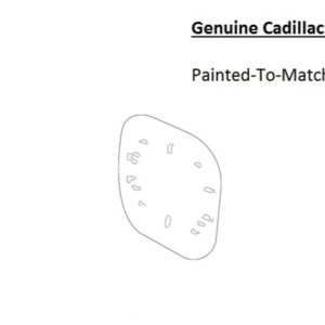 Painted 2021-2024 Cadillac Escalade Fuel Door | Genuine OEM