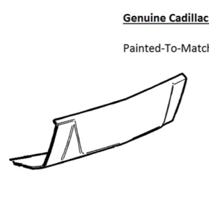 Painted 2021-2024 Cadillac Escalade Rear Hitch Cover | Genuine OEM