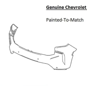 Painted 2021-2024 Chevrolet Suburban Front Bumper Cover | Genuine OEM