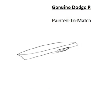 Painted 2021-2026 Dodge Durango Rear Spoiler | Genuine OEM