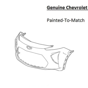 Painted 2022-2023 Chevrolet Bolt EUV Front Bumper | Genuine OEM