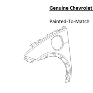 Painted 2022-2023 Chevrolet Bolt EV Front Fender | Genuine OEM