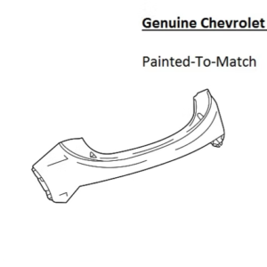 Painted 2022-2023 Chevrolet Bolt EV Rear Bumper Cover (Upper) | Genuine OEM