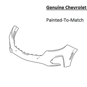 Painted 2022-2023 Chevrolet Equinox Front Bumper Cover | Genuine OEM