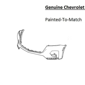 Painted 2022-2023 Chevrolet Traverse Front Bumper | Genuine OEM