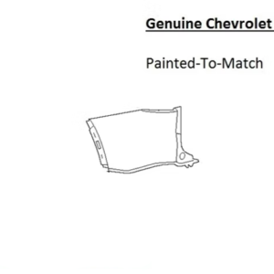 Painted 2022-2023 Chevrolet Traverse Rear Bumper Side Panel | Genuine OE