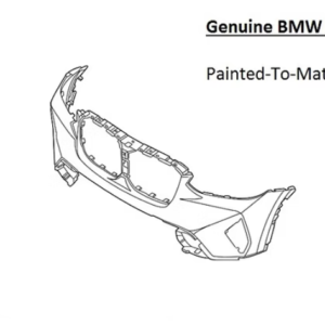 Painted 2022-2024 BMW X3 Front Bumper | Genuine OEM