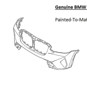 Painted 2022-2024 BMW X4 Front Bumper | Genuine OEM