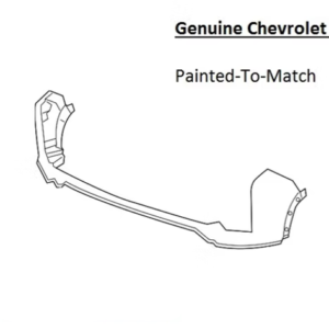 Painted 2022-2026 Chevrolet Silverado 1500 Upper Front Bumper | Genuine OEM