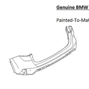 Painted 2023-2026 BMW X1 Rear Bumper | Genuine OEM