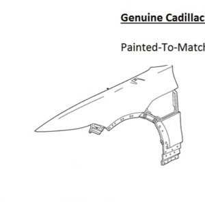 Painted 2023-2026 Cadillac Lyriq Front Fender | Genuine OEM