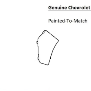 Painted 2023-2026 Chevrolet Colorado Front Bumper Side Cover | Genuine OEM