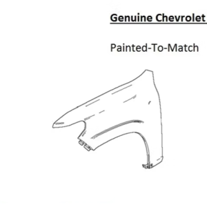 Painted 2023-2026 Chevrolet Colorado Front Fender | Genuine OEM