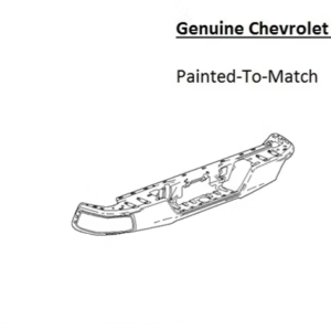 Painted 2023-2026 Chevrolet Colorado Rear Bumper | Genuine OEM
