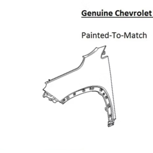 Painted 2024-2025 Chevrolet Traverse Front Fender | Genuine OEM