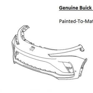 Painted 2024-2026 Buick Envista Front Bumper | Genuine OEM