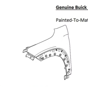 Painted 2024-2026 Buick Envista Front Fender | Genuine OEM