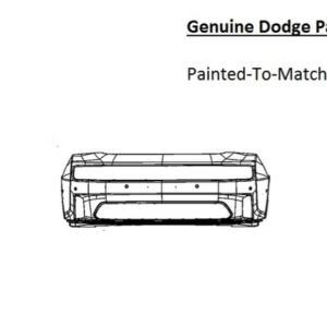 Painted 2024-2026 Dodge Charger Daytona Front Bumper | Genuine OEM