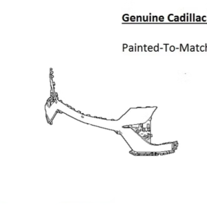 Painted 2025-2026 Cadillac Optiq Front Bumper | Genuine OEM