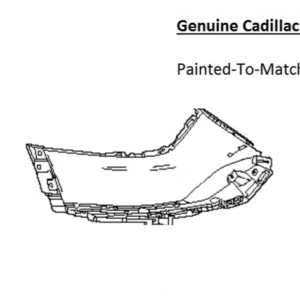 Painted 2025-2026 Cadillac Optiq Rear Bumper Side Panel | Genuine OEM