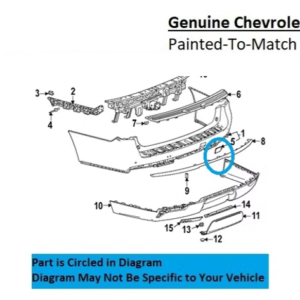 Painted 2025-2026 Chevrolet Suburban Rear Access Cover | Genuine OEM