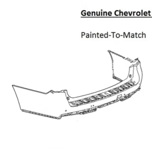Painted 2025-2026 Chevrolet Suburban Rear Bumper | Genuine OEM