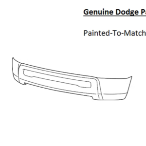 Painted 2010-2018 Dodge Ram 2500 3500 Front Bumper | Genuine OEM