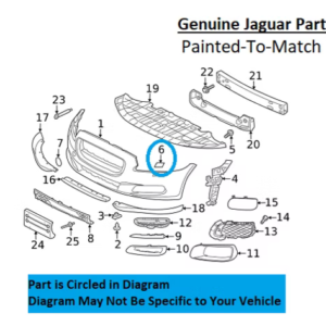 Painted 2010-2019 Jaguar XJ Headlamp Washer Cover | Genuine OEM