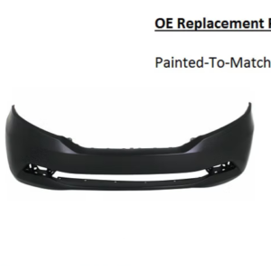Painted 2011-2017 Honda Odyssey Front Bumper Cover | OE Replacement