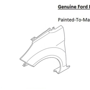 Painted 2011-2019 Ford Fiesta Front Fender | Genuine OEM