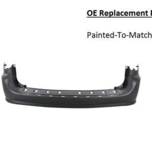 Painted 2011-2020 Dodge Grand Caravan Rear Bumper Cover | OE Replacement