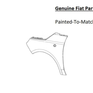 Painted 2012-2019 Fiat 500 Front Fender | Genuine OEM