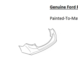 Painted 2013-2018 Ford Fusion Rear Bumper Cover | Genuine OEM